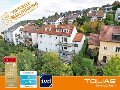 Haus mit Horizont: Freistehendes Einfamilienhaus mit Garten & Garage in exklusiver Lage in Gerlingen