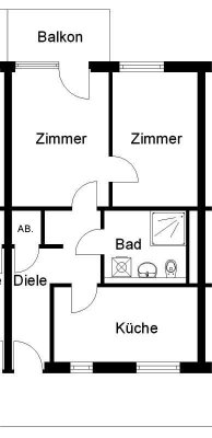Ab 60 Jahren! Schöne Seniorenwohnung in Höhenberg!