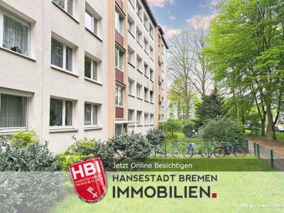 Woltmershausen / Gepflegte 3-Zimmer-Wohnung mit Sonnenbalkon