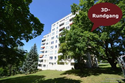 Hoch hinaus: großzügige 3-Zimmer-ETW mit sonnigem Balkon & Fernblick über das Leinetal!