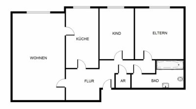 Hier fühlen Sie sich wohl: 3-Zimmer-Wohnung