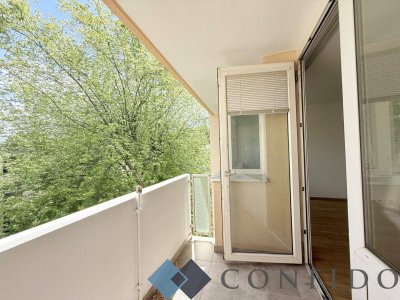Großartig geschnittene 3 Zimmerwohnung mit Loggia und Grünblick