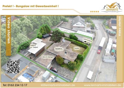 Prefekt ! - Bungalow mit Gewerbeeinheit !