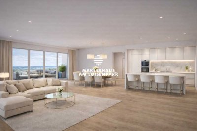 Modernes Penthaus mit lichtdurchflutetem Wohnkonzept