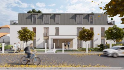 Exklusives Penthouse mit großer Dachterrasse in Germering – 3 Zimmer, KfW-40 Standard