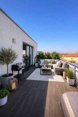 � Dein Penthouse-Traum mit zwei Balkonen in Wolfsburg-Sülfeld  �