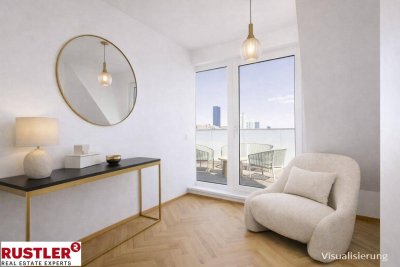 Exklusives Penthouse mit spektakulären Freiflächen nahe Prater &amp; UNO-City