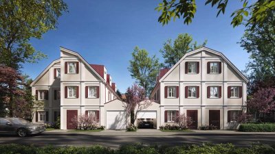 Neubau-DHH in klassischer Architektur in Top-Lage nähe Pasinger Stadtpark - 50 % verkauft