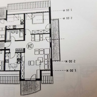 Gepflegte 2,5-Zimmer-Raum-Wohnung mit Balkon und Küche in Gschwend