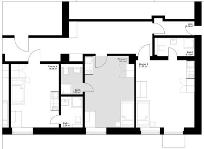 Studentenzimmer / Studentenapartment in bester Lage // Ap. 6