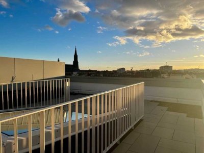 Spektakulärer Münsterblick! Private Dachterrasse über den Dächern von Ulm