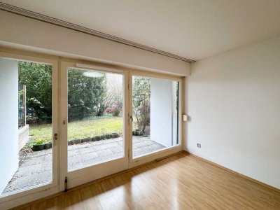 Gepflegtes, helles 1-Zimmer Appartement mit Terrasse und Einbauküche