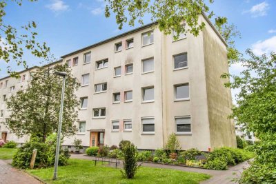 Bremen-Vahr: Gepflegte 3-Zimmer-Wohnung im 1. OG mit Westloggia