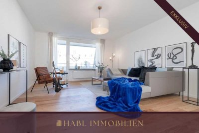 Habl Immobilien - Frisch sanierter Wohntraum: 3-Zimmer-Wohnung mit Balkon & Aufzug