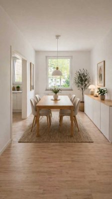 Effizient geschnittene Wohnung mit Wohlfühlcharakter