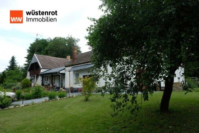 Naturidyll mit großem Potenzial – Traumhaftes Anwesen am Bernsteinsee mit ca. 1 ha Grundstück