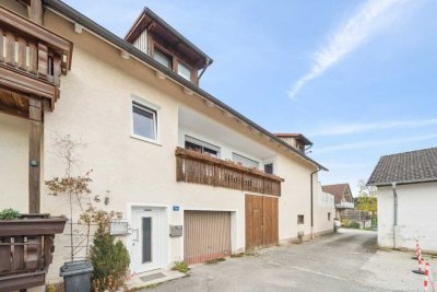 Haus mit Werkstatt, zwei Wohnungen und großer Terrasse – ideal für Familie und Kapitalanleger