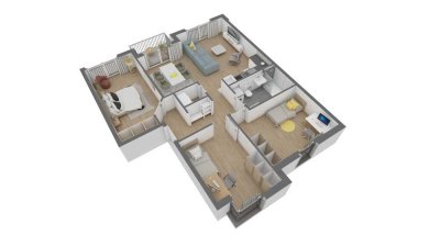 Attraktive 4,5 Zimmer-Wohnung im 2. OG mit Balkon und Aufzug