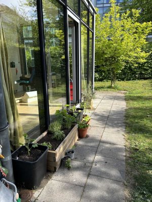 Schöne Wohnung mit Garten zur Zwischenmiete