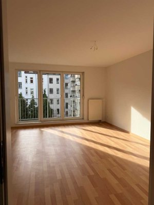 komplett saniert: Tolle, große 2-Raum-Wohnung mit Balkon