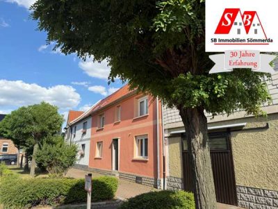 Wohnh.(ca.200m²) für 2 Fam. geeign.-mit sep. Gewerbeimmob. (ca.188m²) zu verk.! Hof/Garage und Lager