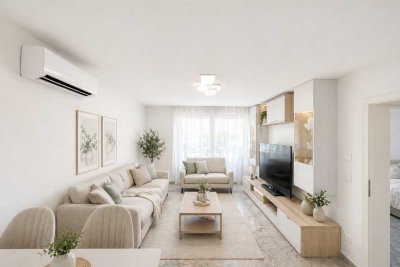 Stilvolle 4-Zimmer-Wohnung mit Balkone, Klimaanlage & Top-Ausstattung / Wiesbaden-Biebrich