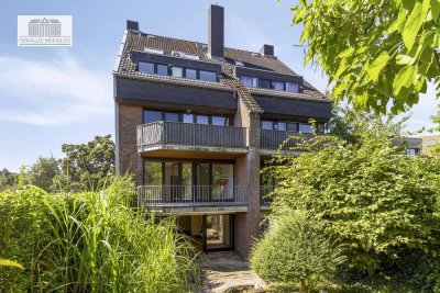 Zur Miete in D-Unterrath, 3-Zimmer-Maisonettewohnung mit Garten, Kamin, Balkon