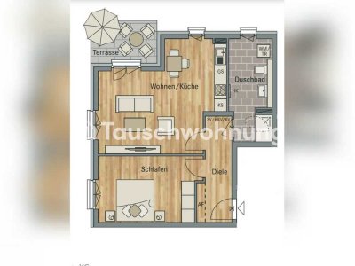 Tauschwohnung: Gemütliche Wohnung in Leipzig Nordwest zum Tausch