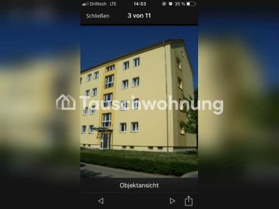 Tauschwohnung: Helle 2 Raum Wohnung mit Garten Nähe Großer Garten