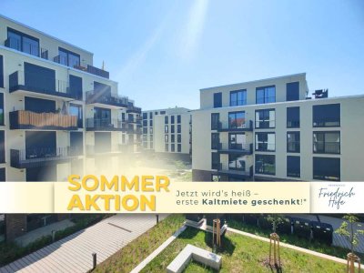 Moderne 2-Zimmer-Wohnung mit Einbauküche und Balkon im Neubauquartier 'Großherzog Friedrich Höfe'