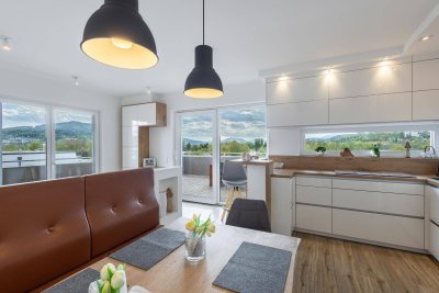 SEENAH WOHNEN - Exklusives Penthouse mit traumhafter Terrasse, freiem Ausblick &amp; Top-Lage zwischen Stadt und See