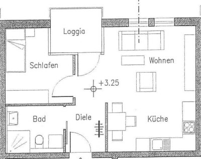 Gemütliche 2-Zimmer-Wohnung in Altenriet