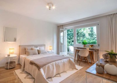Courtagefrei: kernsanierte 2-Zimmer Wohnung vis-à-vis zum Eilbekkanal