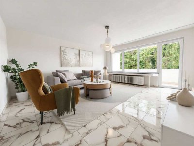 Einziehen und wohlfühlen: Helle 3-Zimmer-Wohnung mit Stellplatz & EBK