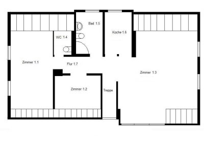 Helle 3-Zimmer Dachgeschosswohnung in Dänischenhagen