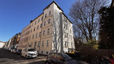 "Charmante 2-Zimmer-Altbauwohnung in Bestlage Schleußig – frisch modernisiert & sofort bezugsfrei"