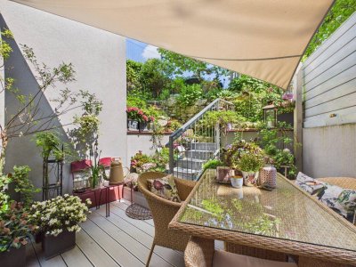 Maisonette-Wohnung in Maria Enzersdorf | Exklusiver Wohntraum über zwei Ebenen mit idyllischer Garten-Oase