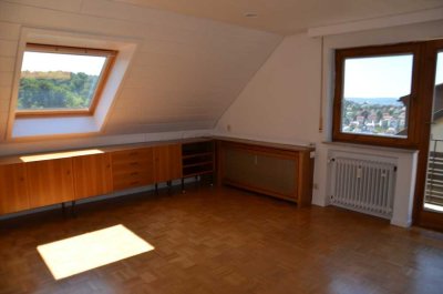 Gepflegte 3-Zimmer-Wohnung in unbebaubarer Aussichtslage mit Balkon und Einbauküche in Stuttgart