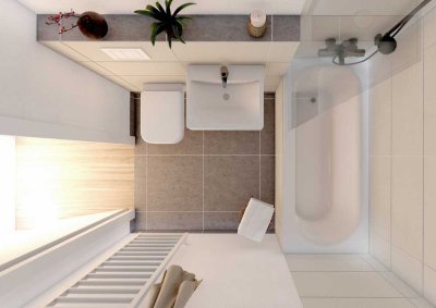 Saniert! 2-Zimmer-Wohnung in Stadtnähe mit Balkon!