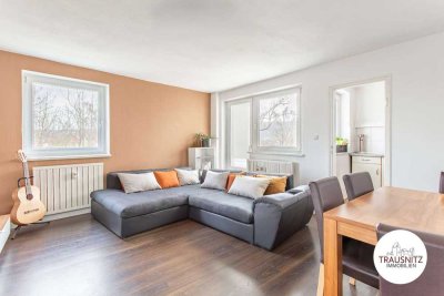 Funktionale 3-Zimmer-Wohnung mit Blick auf die Isar: Wohnen in ruhiger Lage