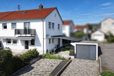 Modernisierte Doppelhaushälfte mit Garten, zwei Terrassen & Balkon in ruhiger Lage von Metzingen