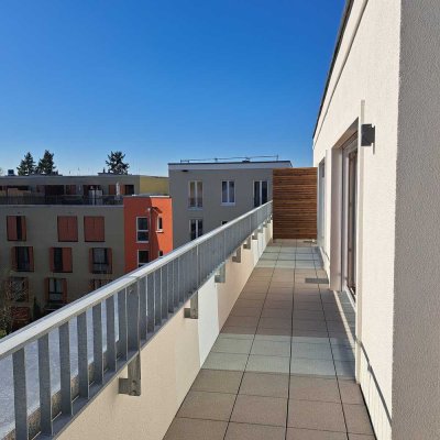 Traumhaftes 3-Zimmer-Penthouse im modernen Neubau mit großer Terrasse und hochwertiger Einbauküche