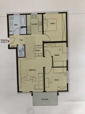 Exklusive, neuwertige 4-Zimmer-Wohnung mit Balkon und EBK in Kusterdingen-Wankheim