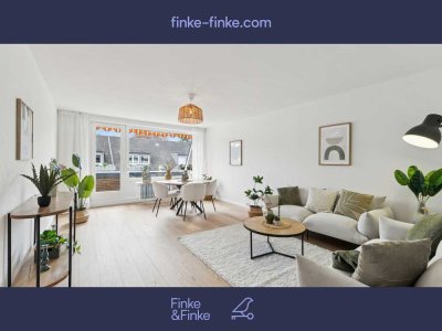 Erstbezug nach Modernisierung -
Attraktive 3-Zimmer-Wohnung mit Westbalkon und eigener Garage