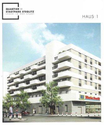 Helle 2,5-Zimmer Wohnung mit Balkon im 4. OG in Berlin-Steglitz (zunächst befristet auf 2 Jahre)