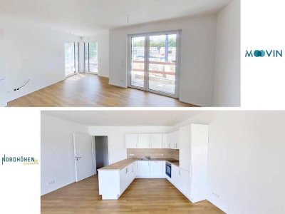 *LETZTE CHANCE* -  3-Zi.-Neubauwohnung mit hochwertiger EINBAUKÜCHE direkt an der NORDBAHNTRASSE