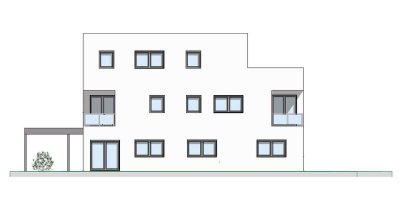 Neubau-Mehrfamilienhaus: Moderne Wohnungen - Effizienzhaus-Stufe 40 EE
