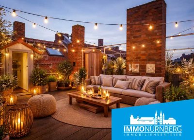 Bereit für den Sommer: Maisonette mit großer Dachterrasse in Nürnberger Nordstadt