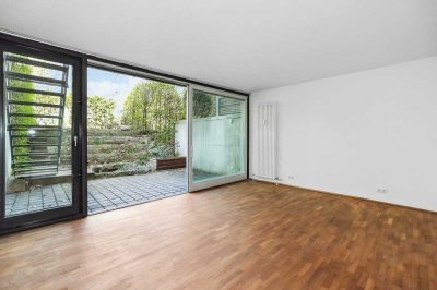 +Wohnen oder investieren: Maisonette mit 3 Zimmern und eigenem Garten, zentral in Walldorf gelegen+