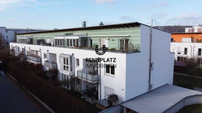 Regensburg-West. Vermietete 3-Zimmer-Wohnung mit großem Süd-Balkon und EBK in ruhiger Lage.